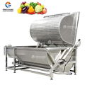 Automatic Flip Discharge Vegetable And Fruit Bubble Washing Cleaning Machine 1