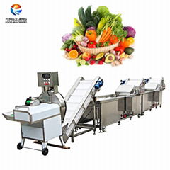 FW-2000 蔬菜切割清洗生產線