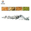 Continuous frying production line
