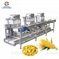 Large Capacity Automatic Sweet Corn Threshing Cutting Machines Line 2