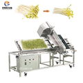 DY-I Automatic Tray Band Saw Machine Bean Sprout Heading Cutting Machine