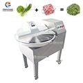 ZB-25 Floor Type Meat Chopper Mixer Meat Bowl Cutter Chopping Machine 2