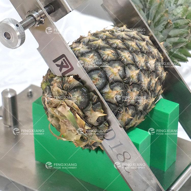 鳳翔 手動菠蘿切頭尾+氣動菠蘿去皮捅芯機 4
