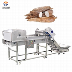 Cassava Cutting Into Segments Sweet Corn Cutter