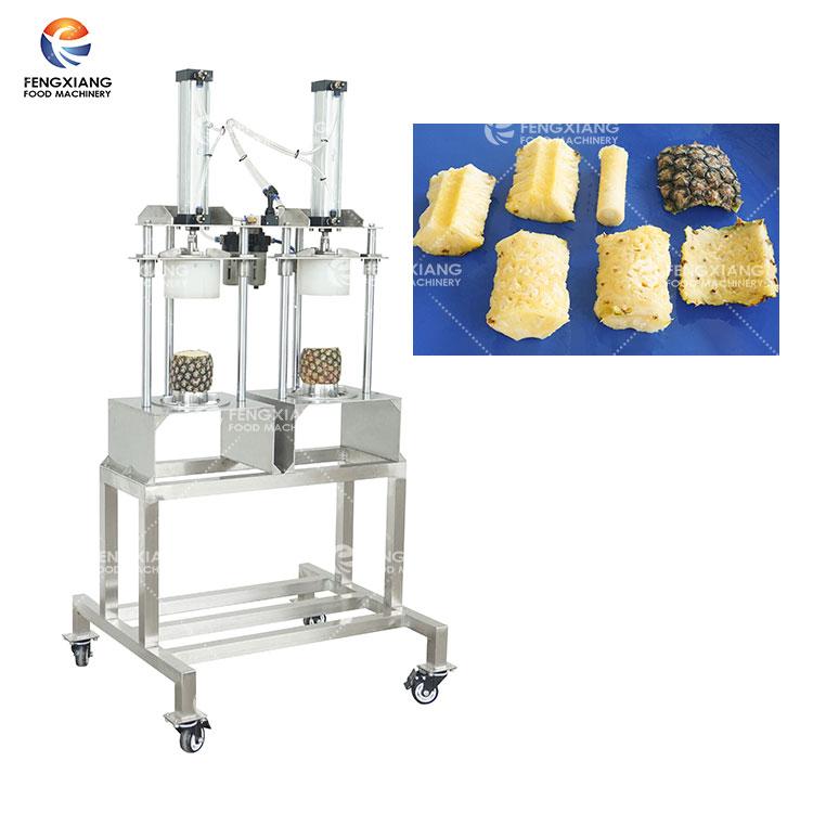 鳳翔 手動菠蘿切頭尾機+氣動去皮機+手動切圈機菠蘿加工成套設備 2