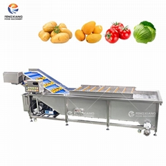  Industrial Large Vegetable Fruit Spray Washing Machine
