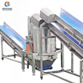 Continuous Automatic Potato Chips Leaf Vegetable Dewatering Machine 2