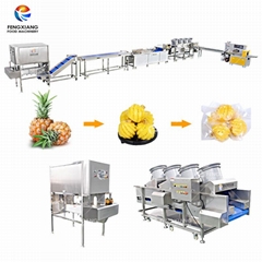 Thailand Pineapple Processing Line Pineapple Peeling Washing Packing Solution