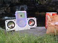 Portable Fold-Up Speaker iPOD, iPOD mini, MP3