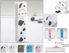 iPod Shuffle矽胶保护套 双色‧透明