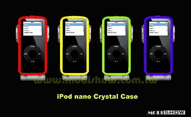 iPod nano Crystal Case (Hard Case) -Multicolor