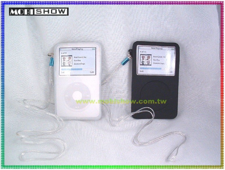 iPod Video果冻矽胶保护套(夜光型可选购)