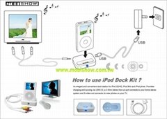 iPod Dock Kit With Remote (for iPod nano, G5 Video, iPod Photo, mini)