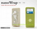 Silicone case (Wrap earphone skin) for iPod nano - multicolor