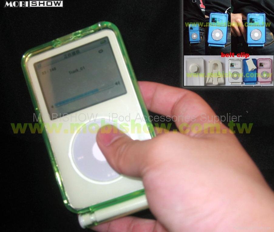 iPod Video 水晶多彩保护壳