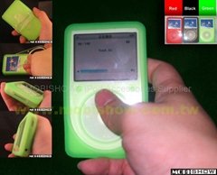 iPod Video高档矽胶套 (含防刮片)