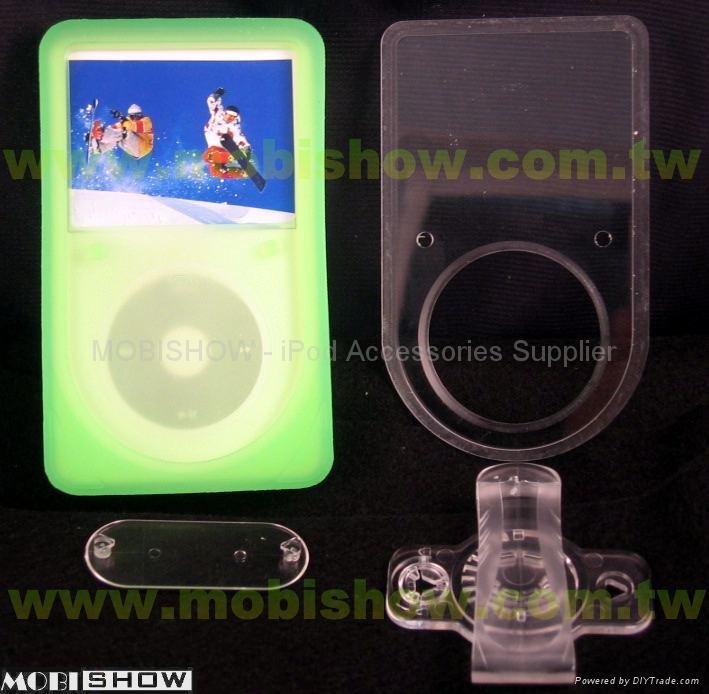iPod Video高档矽胶套 (含防刮片)