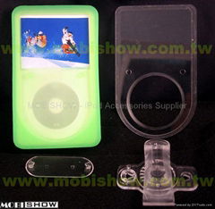 iPod Video高檔矽膠套 (含防刮片)