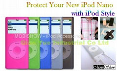 iPod nano 2代 果凍矽膠保護套