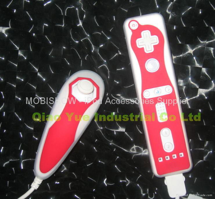 Dual 3D Silicon Case for Wii Remote and Nunchuk 2