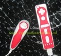 Dual 3D Silicon Case for Wii Remote and Nunchuk