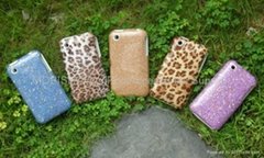 Fashion TPU Leather + ABS Case For iPhone 3G