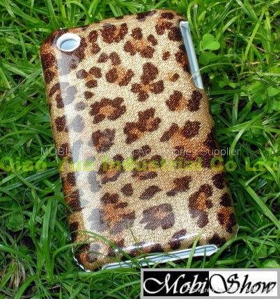 Fashion TPU Leather + ABS Case For iPhone 3G 3