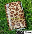 Fashion TPU Leather + ABS Case For iPhone 3G