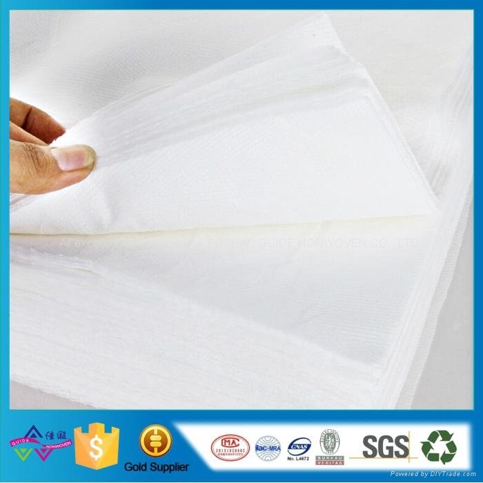 Accept Small Order Soft 80*160cm White Nonwoven Disposable Towel Customized  