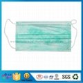 Breathable 3ply Nonwoven Disposable Face Mask for food Processing Workshop