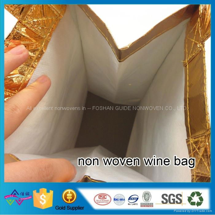 High Quality Non Woven Bottle Bag Promotion Bag Non-Woven Cloth Wine Bag