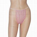 Non Woven Women Bikini Panties G-String Underwear For Spray Tanning Factory 1