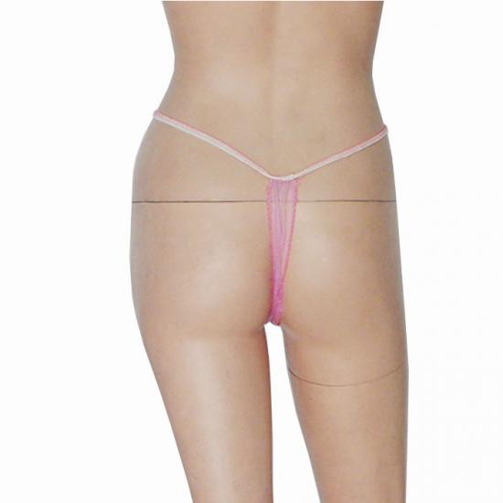 Non Woven Women Bikini Panties G-String Underwear For Spray Tanning Factory 2