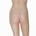Non Woven Women Bikini Panties G-String Underwear For Spray Tanning Factory