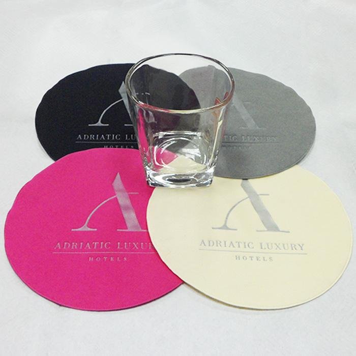 Wholesale Table Coffee Cup Pad Disposable Coasters Non Woven Mat 2