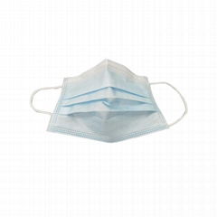 Disposable 3 Ply Nonwoven Earloop Non-sterile Medical Surgical Face Mask