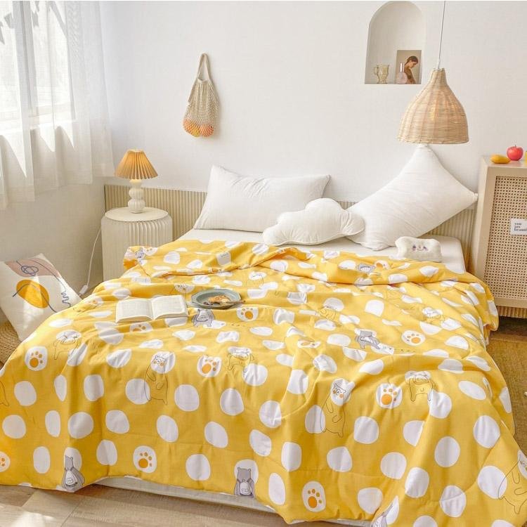  Luxury Polyester Super Soft Twin Queen King Size Summer Cooling Quilt