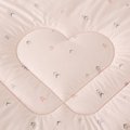 Luxury Hilton Quilt White Comforter 100% Soy Fiber Comforter 4