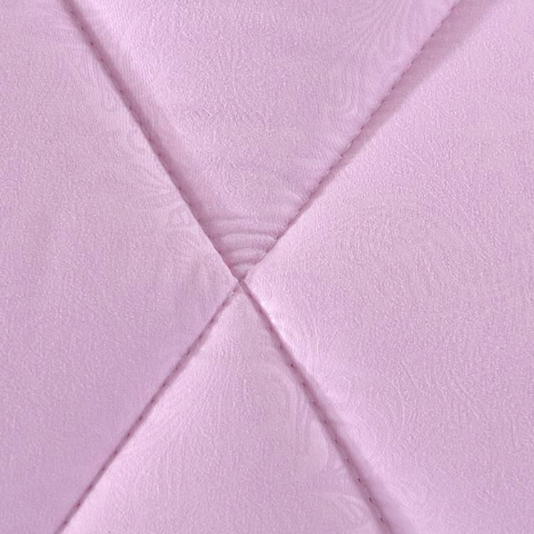 Feminine  Modern Design Comforter Polyester Filling Pink Winter Comforter 2