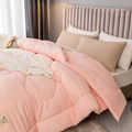 200*230 Bedding Comforter 100% Polyester Super Soft Light Warm Pink Comforter