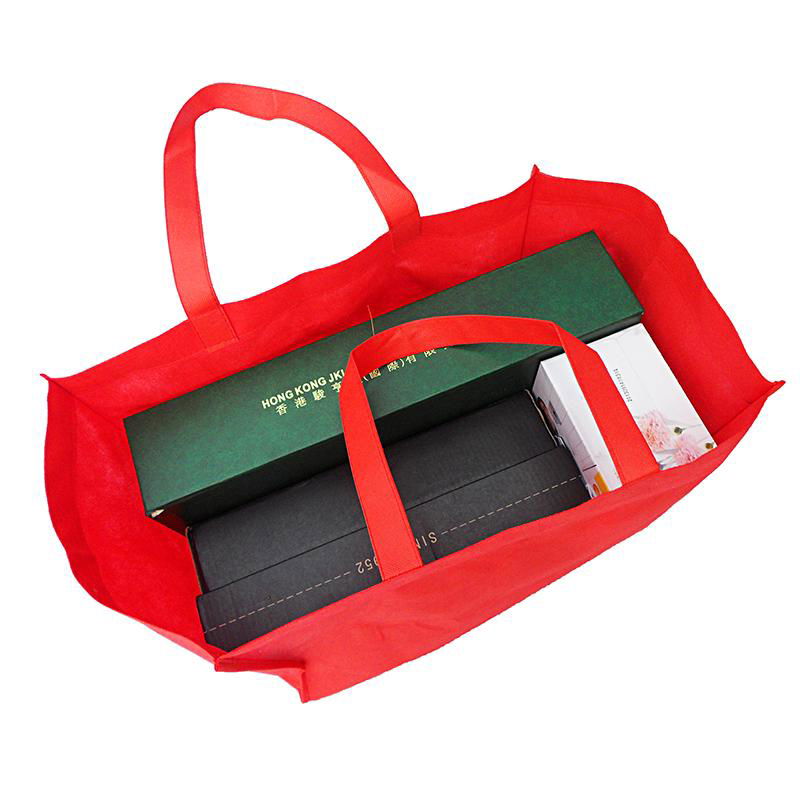 Increased Size China Red Color PP Non Woven Gift Environment-Friendly Bag