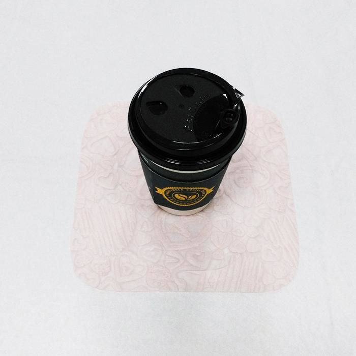 Disposable Die Cut Non Woven Vest Coffee Cup Carry Bag Cup Holder Bag 3