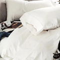 Hotel Bedding Sheet Luxury Adult Breathable White China Cotton Bedding Set  6