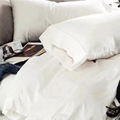 Hotel Bedding Sheet Luxury Adult Breathable White China Cotton Bedding Set 