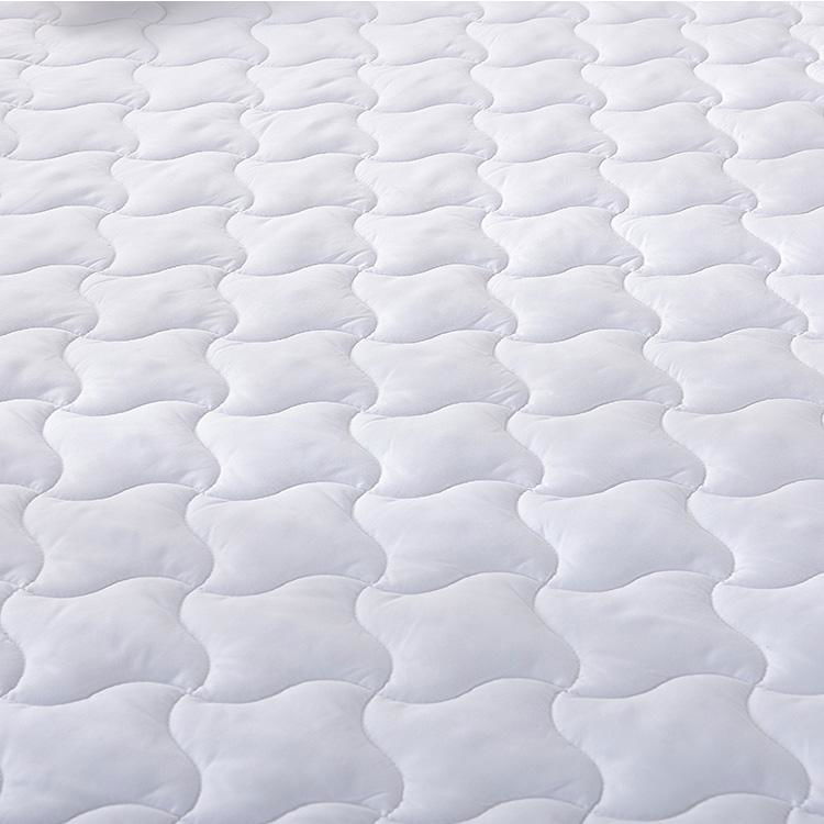 Modern Design Solid Color High-Class King Size Soft Anti Dust Mattress Protector 2