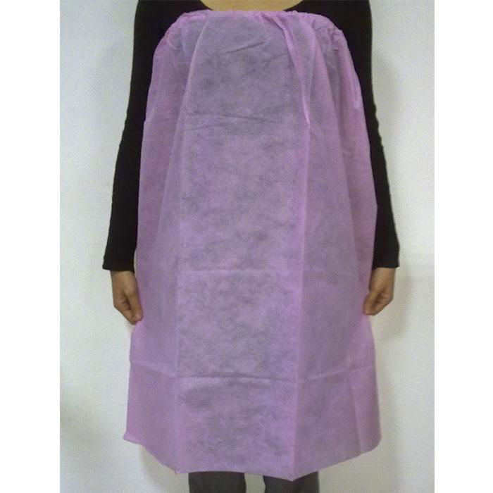 Disposable Custom Printed Nonwoven hairdressing Capes Aprons Waterproof Apron 2