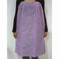 Disposable Custom Printed Nonwoven hairdressing Capes Aprons Waterproof Apron