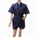 Disposable Nonwoven Gown Sauna Wear PP Kimono Nonwoven Spa Wear 