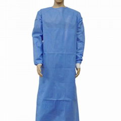 Disposable Non-woven Protective Isolation Gown Medical Surgical Gown