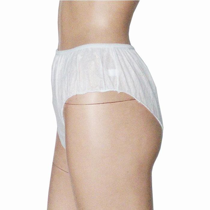 In Stock Disposable Non Woven Lady Underwear Panties For Spa Use Supplier  4